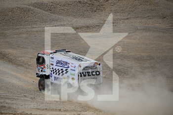 2022-01-07 - 534 Bowens Igor (bel), Boerboom Ulrich (bel), Wade Syndiely (sen), Gregooor Racing Team, Iveco T-Way, T5 FIA Camion, action during the Stage 6 of the Dakar Rally 2022 around Riyadh, on January 7th 2022 in Riyadh, Saudi Arabia - STAGE 6 OF THE DAKAR RALLY 2022 AROUND RIYADH - RALLY - MOTORS