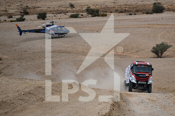 2022-01-07 - 534 Bowens Igor (bel), Boerboom Ulrich (bel), Wade Syndiely (sen), Gregooor Racing Team, Iveco T-Way, T5 FIA Camion, action during the Stage 6 of the Dakar Rally 2022 around Riyadh, on January 7th 2022 in Riyadh, Saudi Arabia - STAGE 6 OF THE DAKAR RALLY 2022 AROUND RIYADH - RALLY - MOTORS