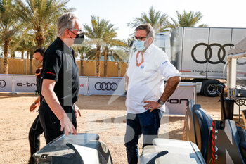 2022-01-08 - Quandt Sven, Director of Q Motorsport, ROUSSEL Jerome, FIA, portrait during the Rest Day of the Dakar Rally 2022 on January 8th 2022 in Riyadh, Saudi Arabia - REST DAY OF THE DAKAR RALLY 2022 - RALLY - MOTORS