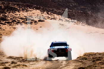 2022-01-09 - 229 Chabot Ronan (fra), Pillot Gilles (fra), Overdrive Toyota, Toyota Hilux Overdrive, Auto FIA T1/T2, action during the Stage 7 of the Dakar Rally 2022 between Riyadh and Al Dawadimi, on January 9th 2022 in Al Dawadimi, Saudi Arabia - STAGE 7 OF THE DAKAR RALLY 2022 BETWEEN RIYADH AND AL DAWADIMI - RALLY - MOTORS