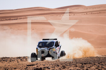 2022-01-09 - 305 Lopez Contardo Francisco (chl), Latrach Vinagre Juan Pablo (chl), EKS - South Racing, Can-Am XRS, T3 FIA, W2RC, action during the Stage 7 of the Dakar Rally 2022 between Riyadh and Al Dawadimi, on January 9th 2022 in Al Dawadimi, Saudi Arabia - STAGE 7 OF THE DAKAR RALLY 2022 BETWEEN RIYADH AND AL DAWADIMI - RALLY - MOTORS