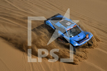 2022-01-10 - 235 Pisano Michael (fra), Delfino Max (fra), MD Rallye Sport, Optimus MD Rallye, Auto FIA T1/T2, action during the Stage 8 of the Dakar Rally 2022 between Al Dawadimi and Wadi Ad Dawasir, on January 10th 2022 in Wadi Ad Dawasir, Saudi Arabia - STAGE 8 OF THE DAKAR RALLY 2022 BETWEEN AL DAWADIMI AND WADI AD DAWASIR - RALLY - MOTORS