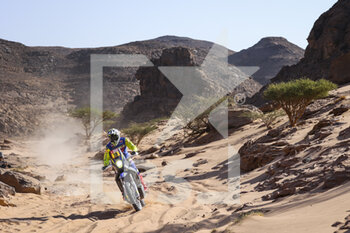 2022-01-11 - 19 Gonçalves Rui (prt), Sherco Factory, Sherco 450 SEF Rally, Moto, Motul, action during the Stage 9 of the Dakar Rally 2022 around Wadi Ad Dawasir, on January 11th 2022 in Wadi Ad Dawasir, Saudi Arabia - STAGE 9 OF THE DAKAR RALLY 2022 AROUND WADI AD DAWASIR - RALLY - MOTORS