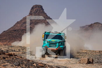2022-01-11 - 515 Versteijnen Victor Willem Come (nld), Buursen Rob (nld), Smits Randy (nld), Petronas Team de Rooy Iveco, Iveco Powerstar, T5 FIA Camion, action during the Stage 9 of the Dakar Rally 2022 around Wadi Ad Dawasir, on January 11th 2022 in Wadi Ad Dawasir, Saudi Arabia - STAGE 9 OF THE DAKAR RALLY 2022 AROUND WADI AD DAWASIR - RALLY - MOTORS