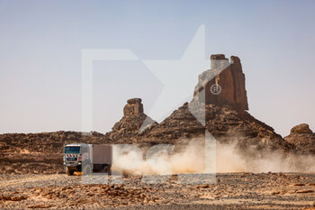 2022-01-11 - 542 Baumann Michael (ger), Beier Philipp (ger), Raschendorfer Lukas (ger), Team Audi Sport, Man TGA 11, T5 FIA Camion, action during the Stage 9 of the Dakar Rally 2022 around Wadi Ad Dawasir, on January 11th 2022 in Wadi Ad Dawasir, Saudi Arabia - STAGE 9 OF THE DAKAR RALLY 2022 AROUND WADI AD DAWASIR - RALLY - MOTORS