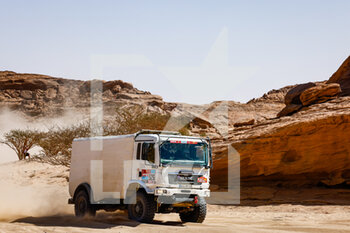 2022-01-12 - 526 Behringer Mathias (ger), Kupper Hugo (nld), Striebe Robert (ger), X-Raid Audi Team, Man, T5 FIA Camion, action during the Stage 10 of the Dakar Rally 2022 between Wadi Ad Dawasir and Bisha, on January 12th 2022 in Bisha, Saudi Arabia - STAGE 10 OF THE DAKAR RALLY 2022 BETWEEN WADI AD DAWASIR AND BISHA - RALLY - MOTORS