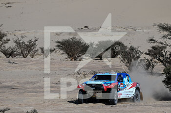 2022-01-12 - 222 Alvarez Lucio (arg), Monleon Armand (spa), Overdrive Toyota, Toyota Hilux Overdrive, Auto FIA T1/T2, action during the Stage 10 of the Dakar Rally 2022 between Wadi Ad Dawasir and Bisha, on January 12th 2022 in Bisha, Saudi Arabia - STAGE 10 OF THE DAKAR RALLY 2022 BETWEEN WADI AD DAWASIR AND BISHA - RALLY - MOTORS