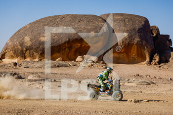 2022-01-13 - 186 Verza Carlos Alejandro (arg), Verza Rally Team, YFM 700 R, Quad, W2RC, action during the Stage 11 of the Dakar Rally 2022 around Bisha, on January 13th 2022 in Bisha, Saudi Arabia - STAGE 11 OF THE DAKAR RALLY 2022 AROUND BISHA - RALLY - MOTORS