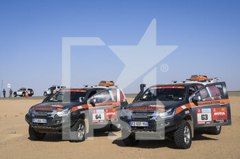 2022-01-13 - G4, G3 organisation during the Stage 11 of the Dakar Rally 2022 around Bisha, on January 13th 2022 in Bisha, Saudi Arabia - STAGE 11 OF THE DAKAR RALLY 2022 AROUND BISHA - RALLY - MOTORS