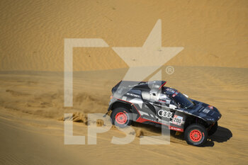 2022-01-13 - 200 Peterhansel Stéphane (fra), Boulanger Edouard (fra), Team Audi Sport, Audi RS Q e-tron, Auto FIA T1/T2, action during the Stage 11 of the Dakar Rally 2022 around Bisha, on January 13th 2022 in Bisha, Saudi Arabia - STAGE 11 OF THE DAKAR RALLY 2022 AROUND BISHA - RALLY - MOTORS
