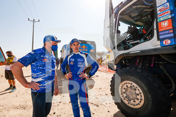 2022-01-14 - Sotnikov Dmitry (rus), Kamaz-Master, Kamaz 43509, T5 FIA Camion, portrait during the Stage 12 of the Dakar Rally 2022 between Bisha and Jeddah, on January 14th 2022 in Jeddah, Saudi Arabia - STAGE 12 OF THE DAKAR RALLY 2022 BETWEEN BISHA AND JEDDAH - RALLY - MOTORS