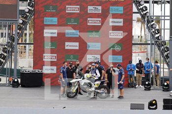 2022-01-14 - #77 Benavides Luciano (arg), Rockstar Energy Husqvarna Factory Racing, Husqvarna 450 Rally Factory Replica, Moto, W2RC, action during the Stage 12 of the Dakar Rally 2022 between Bisha and Jeddah, on January 14th 2022 in Jeddah, Saudi Arabia - PODIUM FINISH - STAGE 12 OF THE DAKAR RALLY 2022 BETWEEN BISHA AND JEDDAH - RALLY - MOTORS