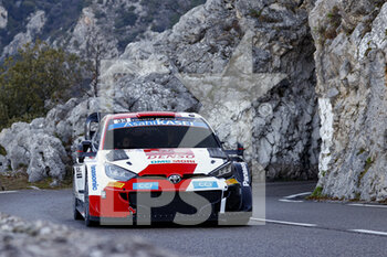 2022-01-20 - 33 Elfyn EVANS (GBR), Scott MARTIN (GBR), TOYOTA GAZOO RACING WRT TOYOTA GR Yaris Rally1, action during the 2022 WRC World Rally Car Championship, 90th edition of the Monte Carlo rally from January 20 to 23, 2022 at Monaco - 2022 WRC WORLD RALLY CAR CHAMPIONSHIP, 90TH EDITION OF THE MONTE CARLO RALLY - RALLY - MOTORS