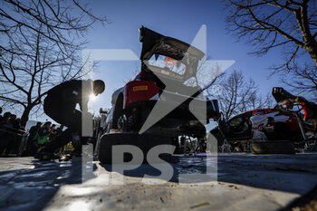 2022-01-20 - SERVICE PARK during the 2022 WRC World Rally Car Championship, 90th edition of the Monte Carlo rally from January 20 to 23, 2022 at Monaco - 2022 WRC WORLD RALLY CAR CHAMPIONSHIP, 90TH EDITION OF THE MONTE CARLO RALLY - RALLY - MOTORS