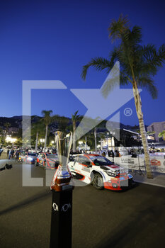 2022-01-20 - 01 Sébastien OGIER (FRA), Benjamin VEILLAS (FRA), TOYOTA GAZOO RACING WRT TOYOTA GR Yaris Rally1, action during the 2022 WRC World Rally Car Championship, 90th edition of the Monte Carlo rally from January 20 to 23, 2022 at Monaco - 2022 WRC WORLD RALLY CAR CHAMPIONSHIP, 90TH EDITION OF THE MONTE CARLO RALLY - RALLY - MOTORS