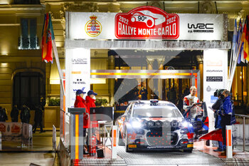 2022-01-20 - 54 Stéphane LEFEBVRE (FRA), Andy MALFOY (FRA), DG SPORT COMPETITION CITROEN C3, action during the 2022 WRC World Rally Car Championship, 90th edition of the Monte Carlo rally from January 20 to 23, 2022 at Monaco - 2022 WRC WORLD RALLY CAR CHAMPIONSHIP, 90TH EDITION OF THE MONTE CARLO RALLY - RALLY - MOTORS