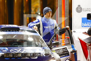 2022-01-20 - RAGUES Pierre (FRA), YACCO ACCR TEAM VOLKSWAGEN, Polo GTI, portrait during the 2022 WRC World Rally Car Championship, 90th edition of the Monte Carlo rally from January 20 to 23, 2022 at Monaco - 2022 WRC WORLD RALLY CAR CHAMPIONSHIP, 90TH EDITION OF THE MONTE CARLO RALLY - RALLY - MOTORS