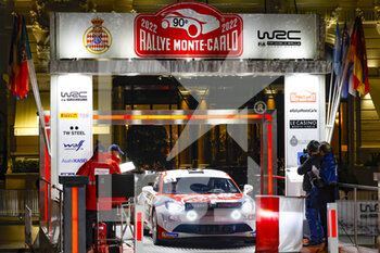2022-01-20 - 53 Christophe CASANOVA (FRA), Dominique CORVI (FRA), CRISTOPHE CASANOVA ALPINE A110, action during the 2022 WRC World Rally Car Championship, 90th edition of the Monte Carlo rally from January 20 to 23, 2022 at Monaco - 2022 WRC WORLD RALLY CAR CHAMPIONSHIP, 90TH EDITION OF THE MONTE CARLO RALLY - RALLY - MOTORS