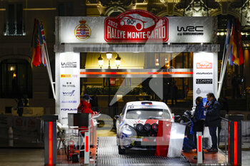 2022-01-20 - 63 Jérôme AYMARD (FRA), Sandrine AYMARD BOUIX (FRA), JÉRÔME AYMARD RENAULT Clio RS, action during the 2022 WRC World Rally Car Championship, 90th edition of the Monte Carlo rally from January 20 to 23, 2022 at Monaco - 2022 WRC WORLD RALLY CAR CHAMPIONSHIP, 90TH EDITION OF THE MONTE CARLO RALLY - RALLY - MOTORS