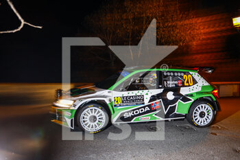 2022-01-20 - 20 Andreas MIKKELSEN (NOR), Eriksen TORSTEIN (NOR), TOKSPORT WRT SKODA, Fabia Evo, action during the 2022 WRC World Rally Car Championship, 90th edition of the Monte Carlo rally from January 20 to 23, 2022 at Monaco - 2022 WRC WORLD RALLY CAR CHAMPIONSHIP, 90TH EDITION OF THE MONTE CARLO RALLY - RALLY - MOTORS