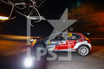 2022-01-20 - 24 Eric CAMILLI (FRA), Yannick ROCHE (FRA), SAINTELOC JUNIOR TEAM CITROEN, C3, action during the 2022 WRC World Rally Car Championship, 90th edition of the Monte Carlo rally from January 20 to 23, 2022 at Monaco - 2022 WRC WORLD RALLY CAR CHAMPIONSHIP, 90TH EDITION OF THE MONTE CARLO RALLY - RALLY - MOTORS