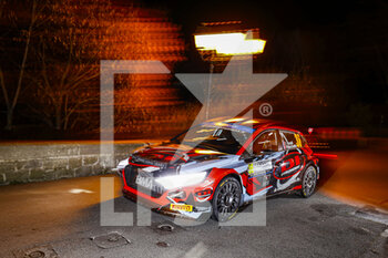 2022-01-20 - 36 Frédéric ROSATI (FRA), Philippe MARCHETTO(FRA), i20 N, action during the 2022 WRC World Rally Car Championship, 90th edition of the Monte Carlo rally from January 20 to 23, 2022 at Monaco - 2022 WRC WORLD RALLY CAR CHAMPIONSHIP, 90TH EDITION OF THE MONTE CARLO RALLY - RALLY - MOTORS
