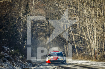 2022-01-22 - 69 Kalle ROVANPERÄ (FIN), Jonne HALTTUNEN (FIN), TOYOTA GAZOO RACING WRT TOYOTA GR Yaris Rally1, action during the 2022 WRC World Rally Car Championship, 90th edition of the Monte Carlo rally from January 20 to 23, 2022 at Monaco - 2022 WRC WORLD RALLY CAR CHAMPIONSHIP, 90TH EDITION OF THE MONTE CARLO RALLY - RALLY - MOTORS
