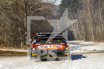 2022-01-22 - 11 Thierry NEUVILLE (BEL), Martijn WYDAEGHE (BEL), HYUNDAI SHELL MOBIS WORLD RALLY TEAM HYUNDAI i20 N Rally1, action during the 2022 WRC World Rally Car Championship, 90th edition of the Monte Carlo rally from January 20 to 23, 2022 at Monaco - 2022 WRC WORLD RALLY CAR CHAMPIONSHIP, 90TH EDITION OF THE MONTE CARLO RALLY - RALLY - MOTORS