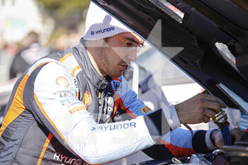 2022-01-22 - NEUVILLE Thierry (BEL), HYUNDAI SHELL MOBIS WORLD RALLY TEAM HYUNDAI i20 N Rally1, portrait during the 2022 WRC World Rally Car Championship, 90th edition of the Monte Carlo rally from January 20 to 23, 2022 at Monaco - 2022 WRC WORLD RALLY CAR CHAMPIONSHIP, 90TH EDITION OF THE MONTE CARLO RALLY - RALLY - MOTORS