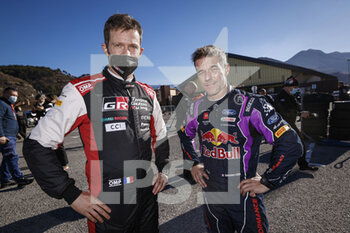 2022-01-22 - OGIER Sébastien (FRA), TOYOTA GAZOO RACING WRT TOYOTA GR Yaris Rally1, portrait LOEB Sébastien (FRA), M-SPORT FORD WORLD RALLY TEAM FORD, Puma Rally1, portrait during the 2022 WRC World Rally Car Championship, 90th edition of the Monte Carlo rally from January 20 to 23, 2022 at Monaco - 2022 WRC WORLD RALLY CAR CHAMPIONSHIP, 90TH EDITION OF THE MONTE CARLO RALLY - RALLY - MOTORS