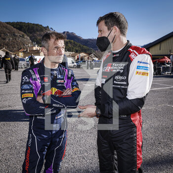 2022-01-22 - OGIER Sébastien (FRA), TOYOTA GAZOO RACING WRT TOYOTA GR Yaris Rally1, portrait LOEB Sébastien (FRA), M-SPORT FORD WORLD RALLY TEAM FORD, Puma Rally1, portrait during the 2022 WRC World Rally Car Championship, 90th edition of the Monte Carlo rally from January 20 to 23, 2022 at Monaco - 2022 WRC WORLD RALLY CAR CHAMPIONSHIP, 90TH EDITION OF THE MONTE CARLO RALLY - RALLY - MOTORS