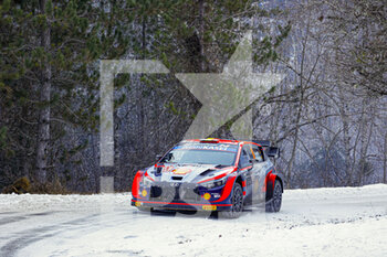2022-01-22 - 11 Thierry NEUVILLE (BEL), Martijn WYDAEGHE (BEL), HYUNDAI SHELL MOBIS WORLD RALLY TEAM HYUNDAI i20 N Rally1, action during the 2022 WRC World Rally Car Championship, 90th edition of the Monte Carlo rally from January 20 to 23, 2022 at Monaco - 2022 WRC WORLD RALLY CAR CHAMPIONSHIP, 90TH EDITION OF THE MONTE CARLO RALLY - RALLY - MOTORS