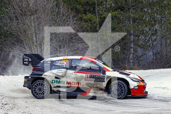 2022-01-22 - 33 Elfyn EVANS (GBR), Scott MARTIN (GBR), TOYOTA GAZOO RACING WRT TOYOTA GR Yaris Rally1, action during the 2022 WRC World Rally Car Championship, 90th edition of the Monte Carlo rally from January 20 to 23, 2022 at Monaco - 2022 WRC WORLD RALLY CAR CHAMPIONSHIP, 90TH EDITION OF THE MONTE CARLO RALLY - RALLY - MOTORS