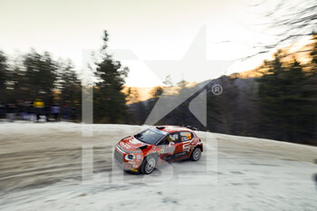 2022-01-22 - 23 Yohan ROSSEL (FRA), Benjamin BOULLOUD (FRA), PH SPORT CITROEN, C3, action during the 2022 WRC World Rally Car Championship, 90th edition of the Monte Carlo rally from January 20 to 23, 2022 at Monaco - 2022 WRC WORLD RALLY CAR CHAMPIONSHIP, 90TH EDITION OF THE MONTE CARLO RALLY - RALLY - MOTORS