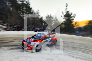 2022-01-22 - 28 Grégoire MUNSTER (LUX), Louis LOUKA (BEL), GRÉGOIRE MUNSTER HYUNDAI, i20 N, action during the 2022 WRC World Rally Car Championship, 90th edition of the Monte Carlo rally from January 20 to 23, 2022 at Monaco - 2022 WRC WORLD RALLY CAR CHAMPIONSHIP, 90TH EDITION OF THE MONTE CARLO RALLY - RALLY - MOTORS