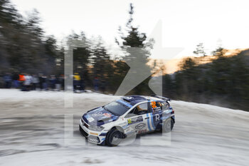 2022-01-22 - 32 Pierre RAGUES (FRA), Julien PESENTI (FRA), YACCO ACCR TEAM VOLKSWAGEN, Polo GTI, action during the 2022 WRC World Rally Car Championship, 90th edition of the Monte Carlo rally from January 20 to 23, 2022 at Monaco - 2022 WRC WORLD RALLY CAR CHAMPIONSHIP, 90TH EDITION OF THE MONTE CARLO RALLY - RALLY - MOTORS