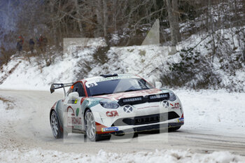 2022-01-22 - 53 Christophe CASANOVA (FRA), Dominique CORVI (FRA), CRISTOPHE CASANOVA ALPINE A110, action during the 2022 WRC World Rally Car Championship, 90th edition of the Monte Carlo rally from January 20 to 23, 2022 at Monaco - 2022 WRC WORLD RALLY CAR CHAMPIONSHIP, 90TH EDITION OF THE MONTE CARLO RALLY - RALLY - MOTORS