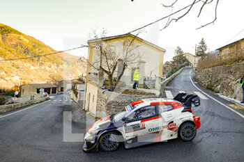 2022-01-23 - 33 Elfyn EVANS (GBR), Scott MARTIN (GBR), TOYOTA GAZOO RACING WRT TOYOTA GR Yaris Rally1, action during the 2022 WRC World Rally Car Championship, 90th edition of the Monte Carlo rally from January 20 to 23, 2022 at Monaco - 2022 WRC WORLD RALLY CAR CHAMPIONSHIP, 90TH EDITION OF THE MONTE CARLO RALLY - RALLY - MOTORS