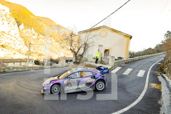 2022-01-23 - 44 Gus GREENSMITH (GBR), Jonas ANDERSSON (SWE), M-SPORT FORD WORLD RALLY TEAM FORD Puma Rally1, action during the 2022 WRC World Rally Car Championship, 90th edition of the Monte Carlo rally from January 20 to 23, 2022 at Monaco - 2022 WRC WORLD RALLY CAR CHAMPIONSHIP, 90TH EDITION OF THE MONTE CARLO RALLY - RALLY - MOTORS