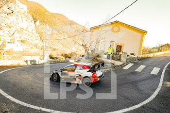 2022-01-23 - 01 Sébastien OGIER (FRA), Benjamin VEILLAS (FRA), TOYOTA GAZOO RACING WRT TOYOTA GR Yaris Rally1, action during the 2022 WRC World Rally Car Championship, 90th edition of the Monte Carlo rally from January 20 to 23, 2022 at Monaco - 2022 WRC WORLD RALLY CAR CHAMPIONSHIP, 90TH EDITION OF THE MONTE CARLO RALLY - RALLY - MOTORS