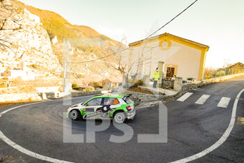 2022-01-23 - 20 Andreas MIKKELSEN (NOR), Eriksen TORSTEIN (NOR), TOKSPORT WRT SKODA, Fabia Evo, action during the 2022 WRC World Rally Car Championship, 90th edition of the Monte Carlo rally from January 20 to 23, 2022 at Monaco - 2022 WRC WORLD RALLY CAR CHAMPIONSHIP, 90TH EDITION OF THE MONTE CARLO RALLY - RALLY - MOTORS