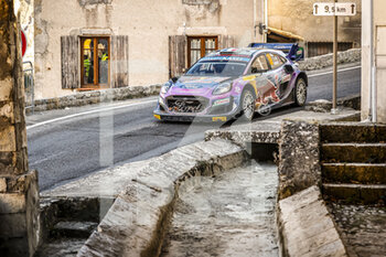 2022-01-23 - 19 Sébastien LOEB (FRA), Isabelle GALMICHE (FRA), M-SPORT FORD WORLD RALLY TEAM FORD, Puma Rally1, action during the 2022 WRC World Rally Car Championship, 90th edition of the Monte Carlo rally from January 20 to 23, 2022 at Monaco - 2022 WRC WORLD RALLY CAR CHAMPIONSHIP, 90TH EDITION OF THE MONTE CARLO RALLY - RALLY - MOTORS