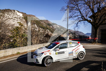 2022-01-23 - 70 Sacha ALTHAUS (CHE), Lisiane ZBINDEN (CHE), SACHA ALTHAUS RENAULT Clio Rally4, action during the 2022 WRC World Rally Car Championship, 90th edition of the Monte Carlo rally from January 20 to 23, 2022 at Monaco - 2022 WRC WORLD RALLY CAR CHAMPIONSHIP, 90TH EDITION OF THE MONTE CARLO RALLY - RALLY - MOTORS