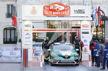 2022-01-23 - 00 BERNARDI FLORIAN (FRA), BELLOTO VICTOR (FRA), RENAULT Clio Rally4, podium during the 2022 WRC World Rally Car Championship, 90th edition of the Monte Carlo rally from January 20 to 23, 2022 at Monaco - 2022 WRC WORLD RALLY CAR CHAMPIONSHIP, 90TH EDITION OF THE MONTE CARLO RALLY - RALLY - MOTORS