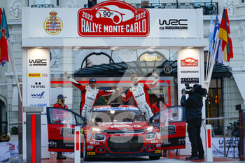 2022-01-23 - 23 Yohan ROSSEL (FRA), Benjamin BOULLOUD (FRA), PH SPORT CITROEN, C3, during the 2022 WRC World Rally Car Championship, 90th edition of the Monte Carlo rally from January 20 to 23, 2022 at Monaco - 2022 WRC WORLD RALLY CAR CHAMPIONSHIP, 90TH EDITION OF THE MONTE CARLO RALLY - RALLY - MOTORS