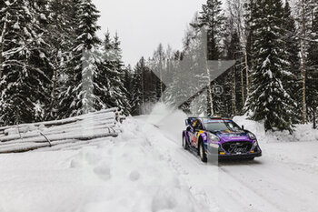 2022-02-24 - 42 BREEN Craig (irl), NAGLE Paul (irl), M-Sport Ford World Rally Team, Ford Puma Rally1, action during the Rally Sweden 2022, 2nd round of the 2022 WRC World Rally Car Championship, from February 24 to 27, 2022 at Umea, Vasterbotten County, Sweden - RALLY SWEDEN 2022, 2ND ROUND OF THE 2022 WRC WORLD RALLY CAR CHAMPIONSHIP - RALLY - MOTORS