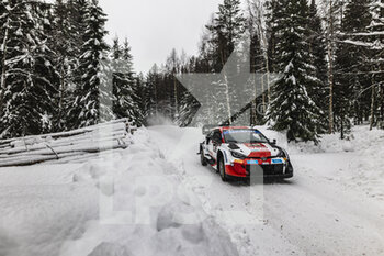 2022-02-24 - 04 LAPPI Esapekka (fin), FERM Janne (fin), Toyota Gazoo Racing WRT, Toyota GR Yaris Rally1, action during the Rally Sweden 2022, 2nd round of the 2022 WRC World Rally Car Championship, from February 24 to 27, 2022 at Umea, Vasterbotten County, Sweden - RALLY SWEDEN 2022, 2ND ROUND OF THE 2022 WRC WORLD RALLY CAR CHAMPIONSHIP - RALLY - MOTORS