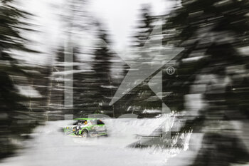 2022-02-24 - 25 BULACIA Marco (bol), DER OHANNESIAN Marcelo (arg), Toksport WRT, Skoda Fabia Evo, action during the Rally Sweden 2022, 2nd round of the 2022 WRC World Rally Car Championship, from February 24 to 27, 2022 at Umea, Vasterbotten County, Sweden - RALLY SWEDEN 2022, 2ND ROUND OF THE 2022 WRC WORLD RALLY CAR CHAMPIONSHIP - RALLY - MOTORS
