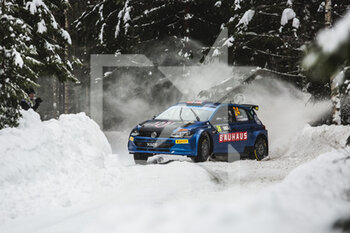 2022-02-24 - 24 VEIBY Ole Christian (NOR), SKJAERMOEN Stig Rune (nor), Volkswagen Polo GTI, action during the Rally Sweden 2022, 2nd round of the 2022 WRC World Rally Car Championship, from February 24 to 27, 2022 at Umea, Vasterbotten County, Sweden - RALLY SWEDEN 2022, 2ND ROUND OF THE 2022 WRC WORLD RALLY CAR CHAMPIONSHIP - RALLY - MOTORS