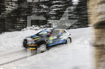 2022-02-24 - 28 KAUR Egon (est), SIMM Silver (est), Volkswagen Polo GTI, action during the Rally Sweden 2022, 2nd round of the 2022 WRC World Rally Car Championship, from February 24 to 27, 2022 at Umea, Vasterbotten County, Sweden - RALLY SWEDEN 2022, 2ND ROUND OF THE 2022 WRC WORLD RALLY CAR CHAMPIONSHIP - RALLY - MOTORS